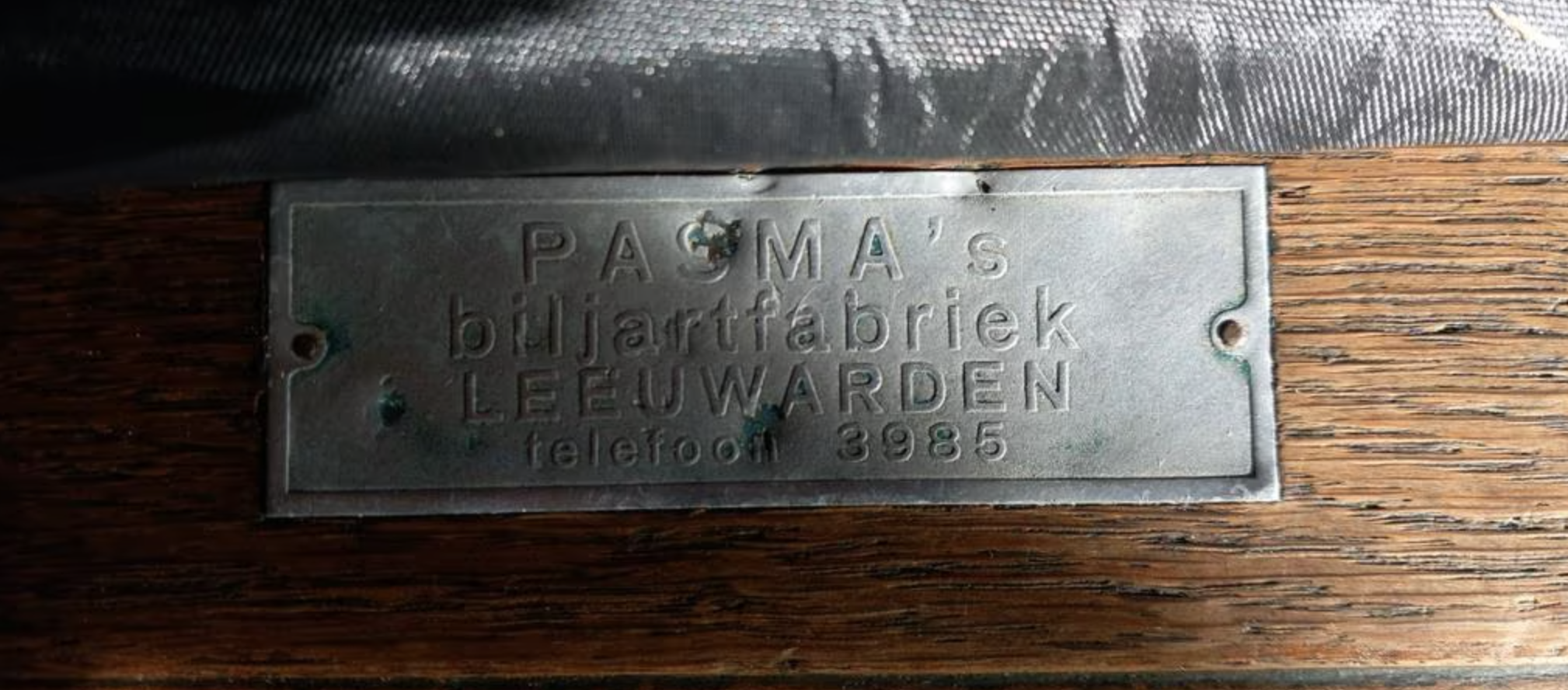 Pasma Biljarts voortgezet door Biljartfabriek Bierling de Schepper